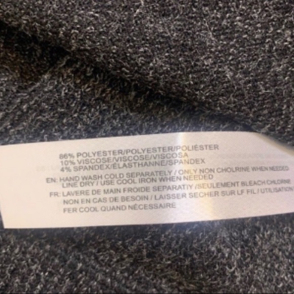 Band of Gypsies Charcoal Grey Lotta Love Knit Sweater Size M - Picture 7 of 9